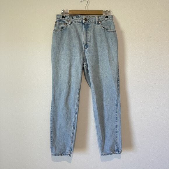 Levi's Denim - Vintage Levis 550 Jeans Womens 12 Relaxed Fit Tapered Leg Denim Made USA 90s